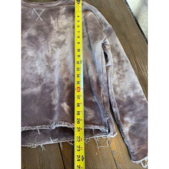 ATM Anthony Thomas Melillo Purple Tie Dye Crewneck Sweater Size Small - Picture 9 of 11